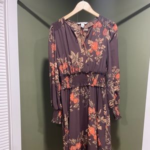 Brown Midi Dress